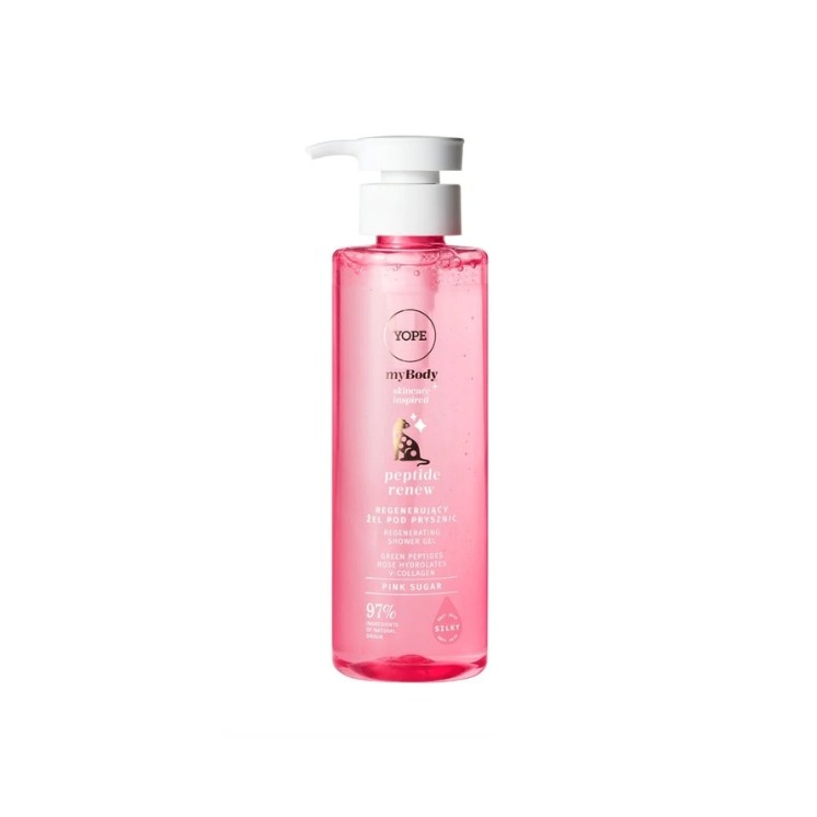 YOPE myBODY ​​Peptide Renew Regenerating Shower Gel Pink Sugar 300 ml