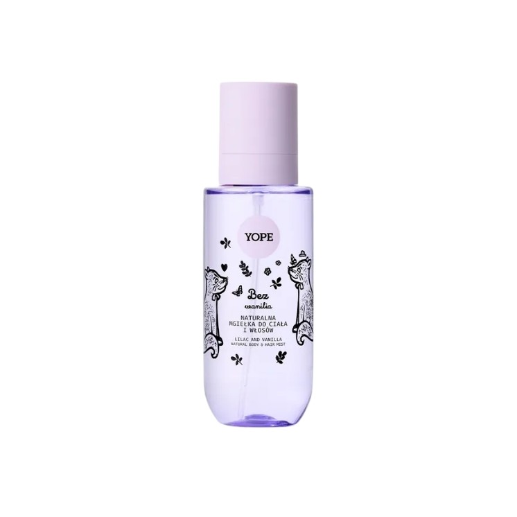 YOPE Natural Hair and Body Mist Lilac and Vanilla 200 ml