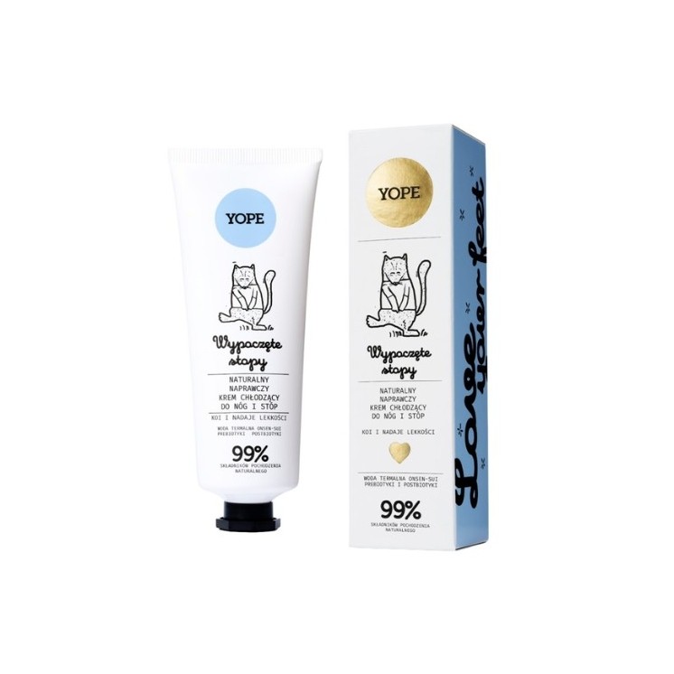 YOPE Natural Repairing Cooling Cream for Legs and Feet 75 ml