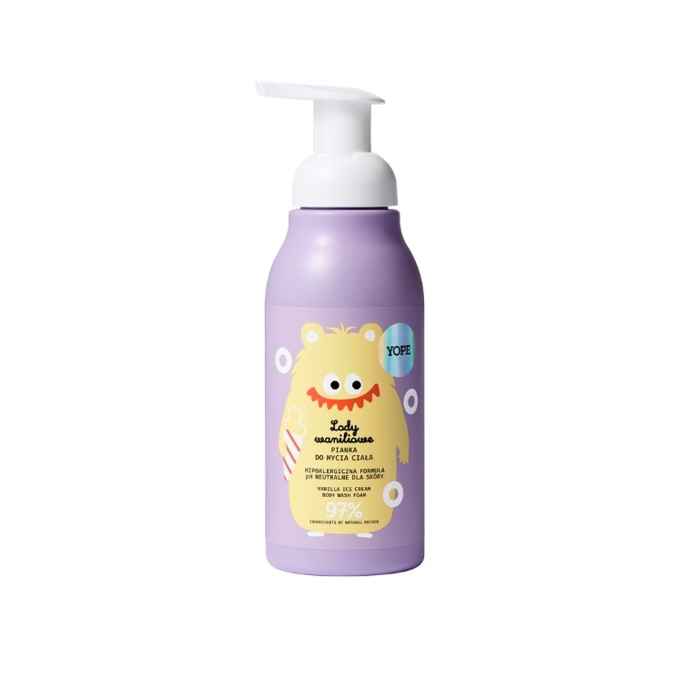 YOPE Hand Wash Foam for Children Vanilla Ice Cream 300 ml