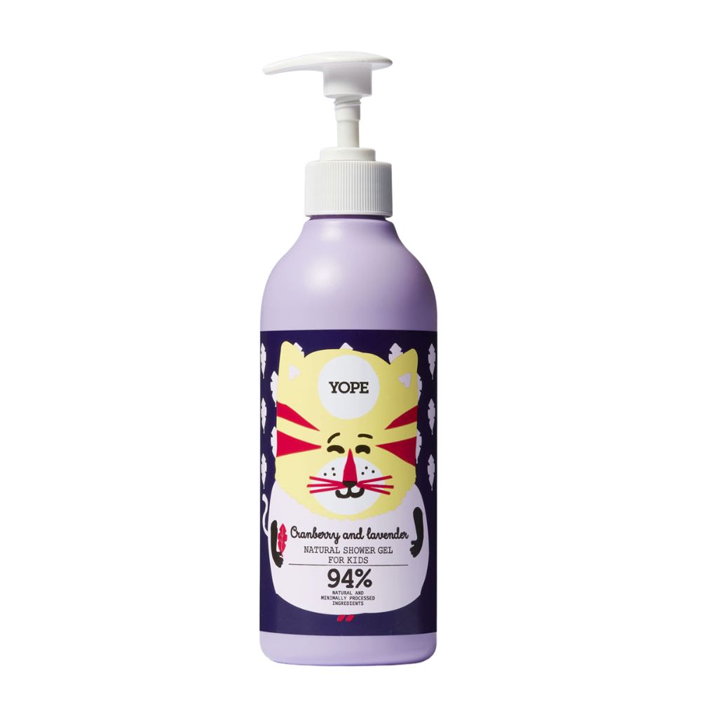 Yope Shower Gel Cranberry & Lavender for KIDS 400 ml
