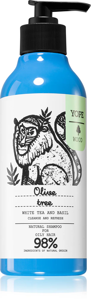 Yope Wood Olive Tree Shampoo for oily hair