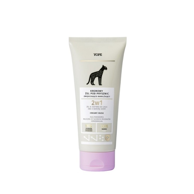 YOPE Creamy musk softening and moisturizing creamy shower gel 200 ml