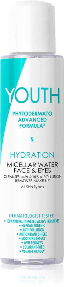 YOUTH Hydration Micellar Water Face & Eyes cleansing micellar water for face and eyes