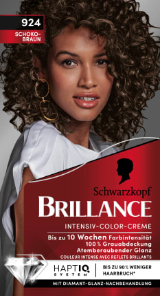 Schwarzkopf Brillance Hair color Chocolate brown 924, 1 pc