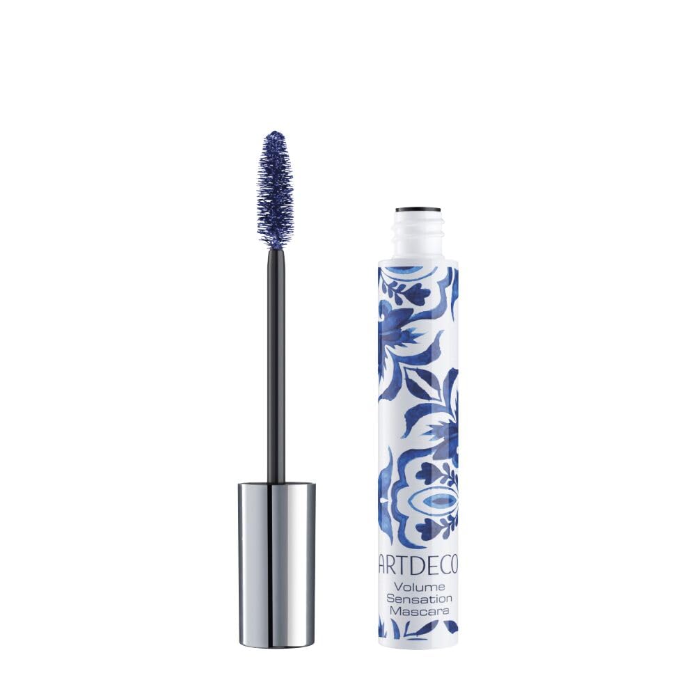 ARTDECO Volume Sensation Mascara - Limited Edition - Mascara with Oversized Bristle Brush in Limited Edition Azulejo Ceramic Design - 1 x 15 ml