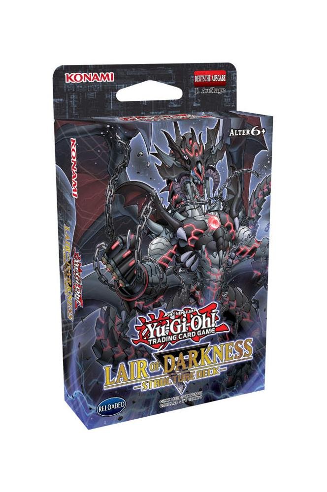 Konami Yugioh Structure Deck Lair Of Darkness Dispay Decks German