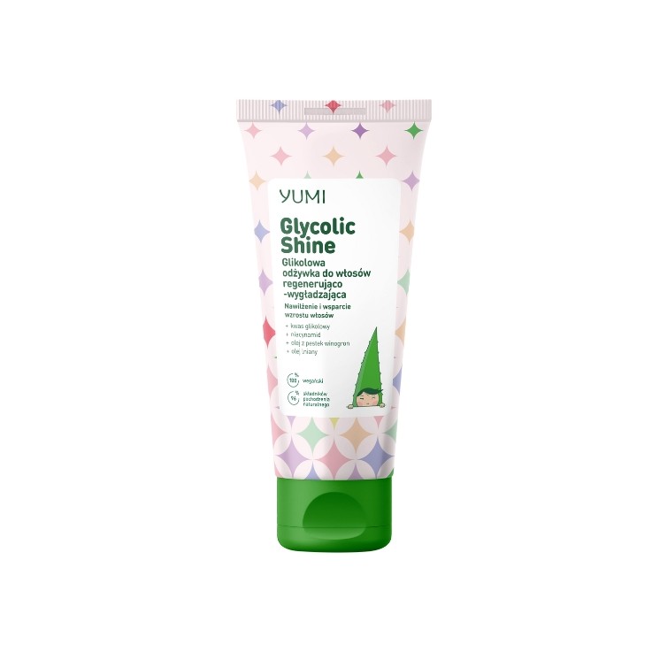 Yumi Glycolic Shine Glycolic Hair Conditioner, Regenerating and Smoothing, 200 ml