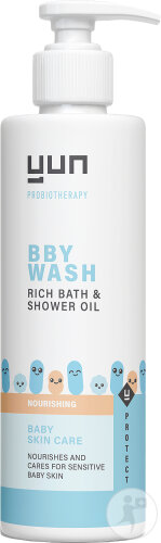 Yun BBY Wash Nourishing Bath and Shower Oil Pump Bottle 200ml