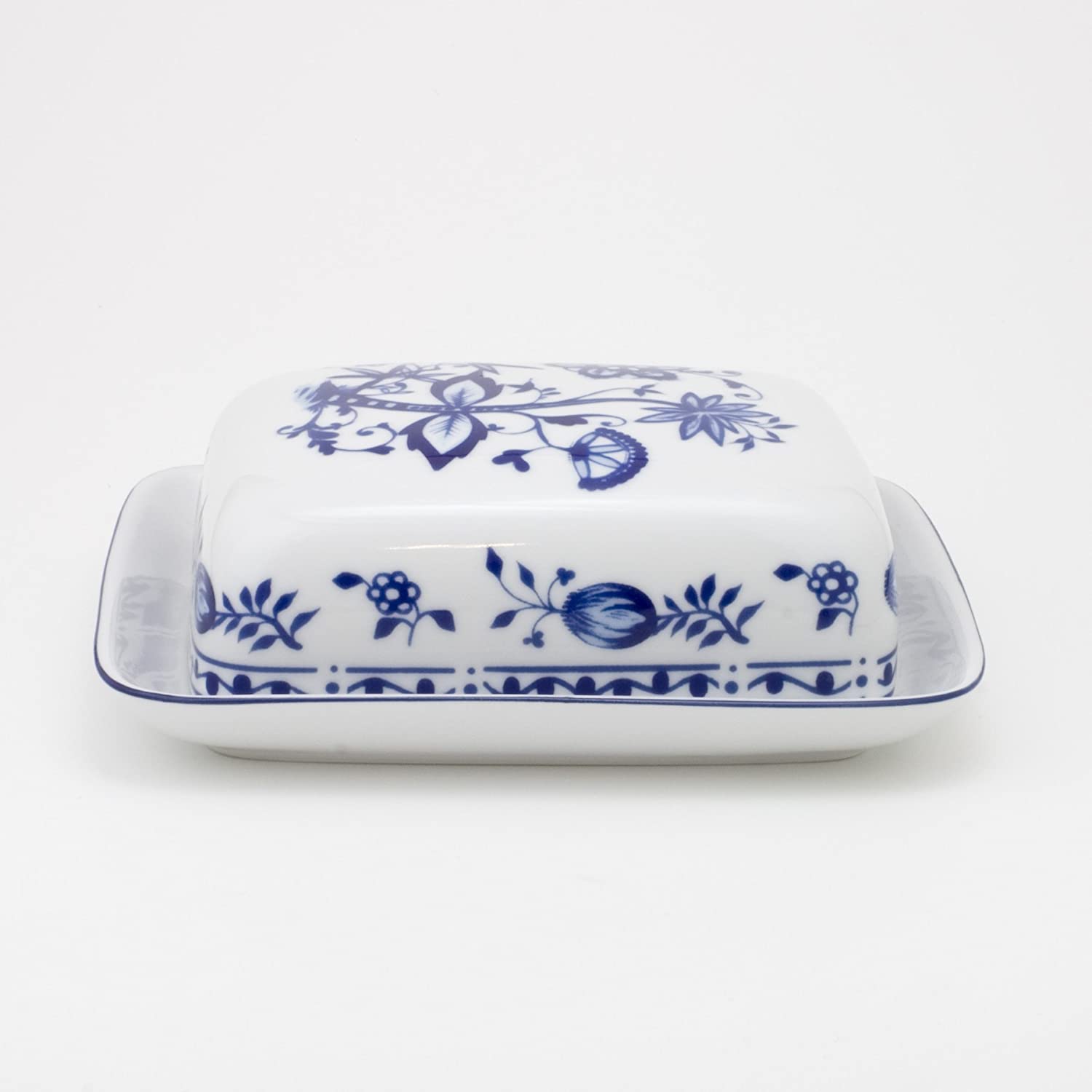 KAHLA 202602 M72067U – Action-Rectangular Butter Dish Ross Ella (Onion) (H.