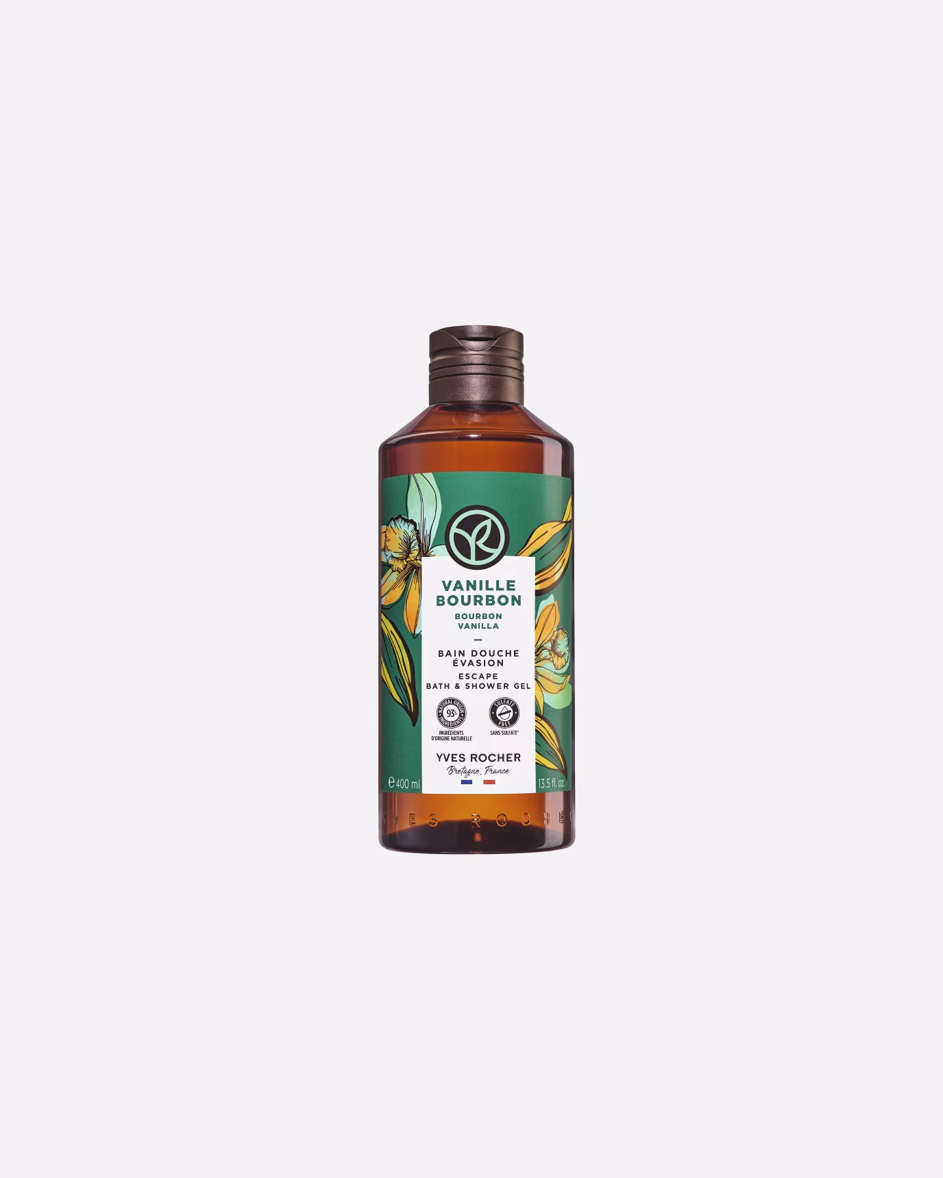 Yves Rocher Shower Gel Bourbon Vanilla Shower Bath