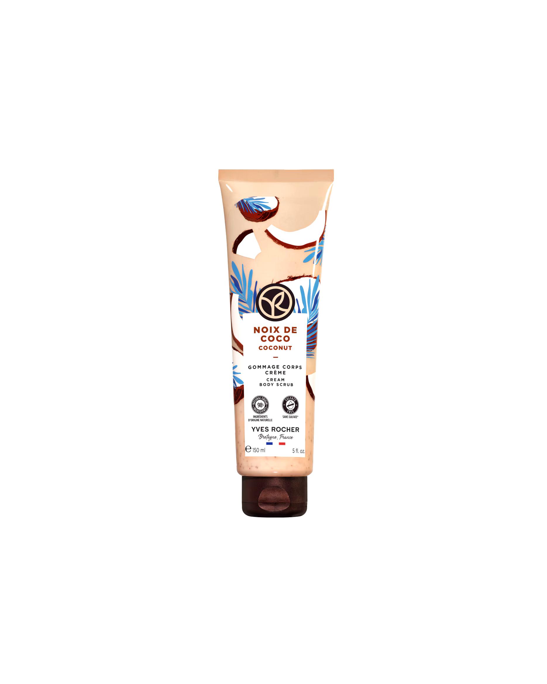 Yves Rocher body peeling coconut cream