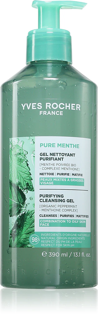 Yves Rocher Pure Menthe deep cleansing gel 390ml