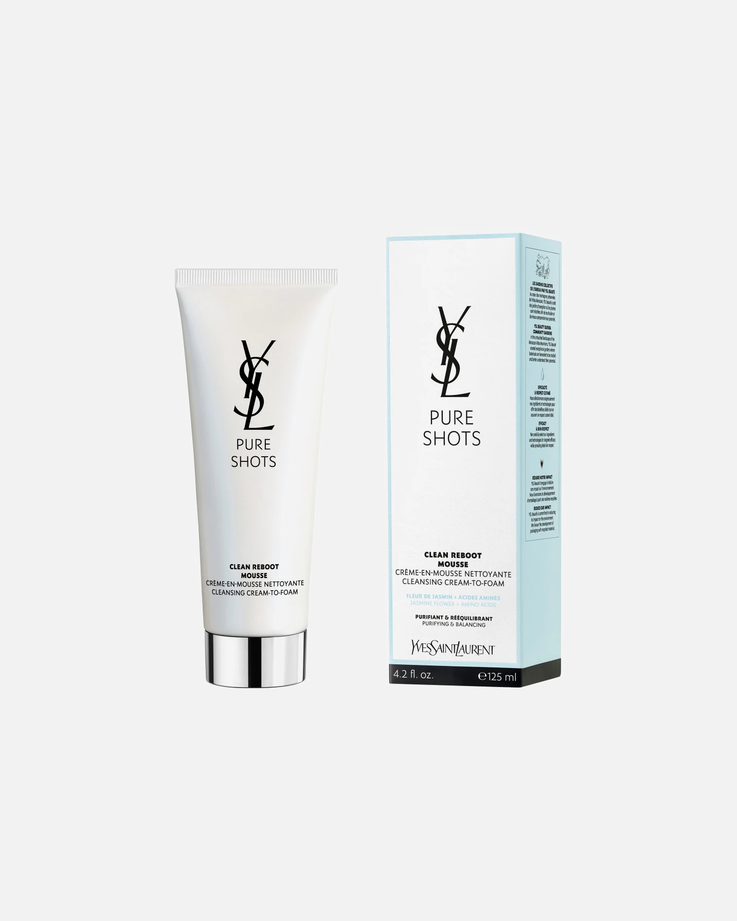 Yves Saint Laurent Facial Cleansing Foam Pure Shots Clean Reboot Cleanser