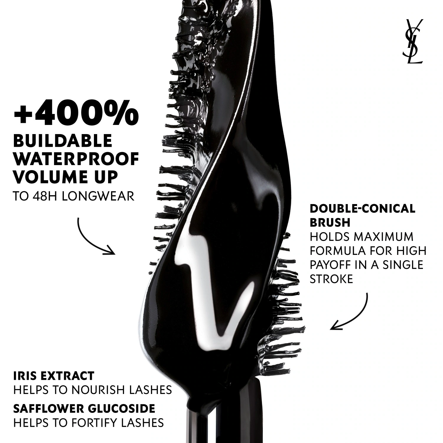 Yves Saint Laurent Mascara Lash Clash Waterproof Black Waterproof 9 ml