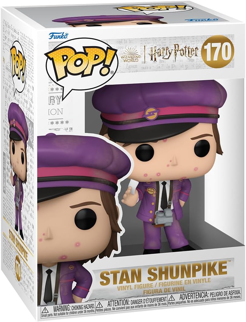 Funko POP! Movies: Harry Potter Prisoner of Azkaban - Stan Stanley Stan Shunpike - Vinyl Collectible Figure - Gift Idea - Official Merchandise - Toy for Children and Adults