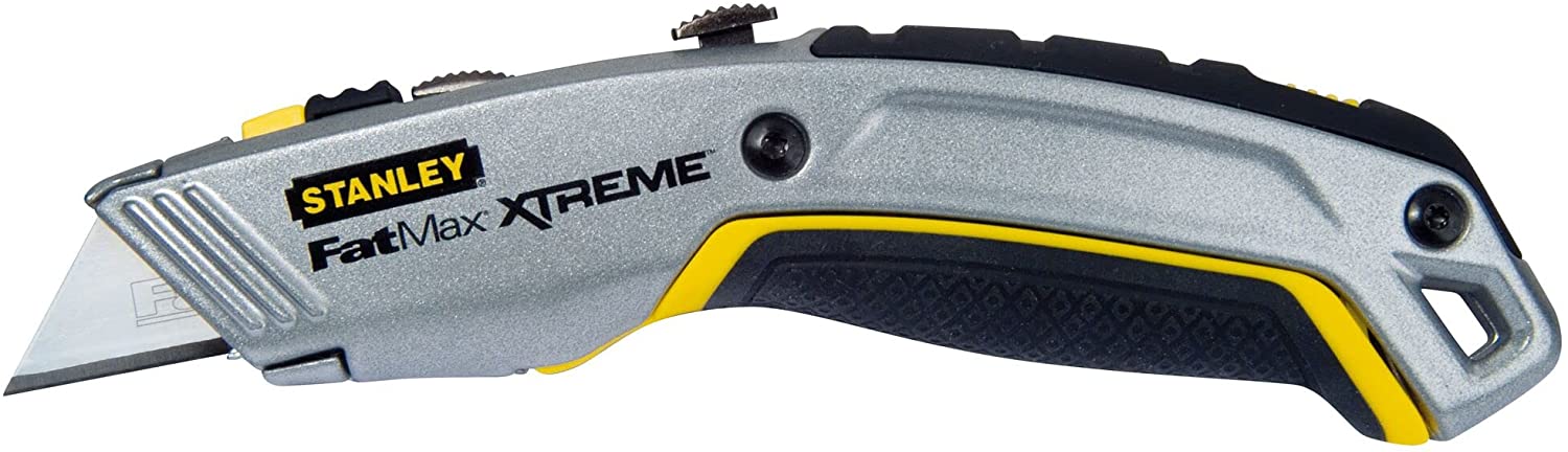 Stanley, FatMax 2-in-1 knife (retractable blade, can be fixed in five positions, interlock, ergonomic design), 0-10-789