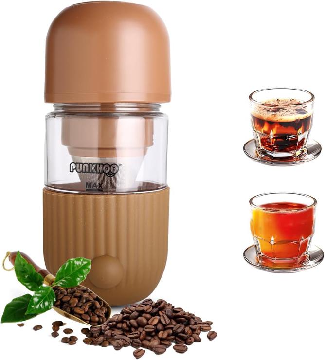 Besmall Electric Grinder with Stainless Steel Filter, Coffee Grinder, Smoothie Maker, Coffee Machine, 3-in-1 Multifunctional Coffee Grinder, Electric Small