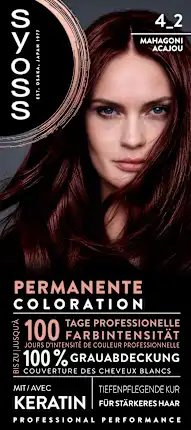 Syoss Hair color 4_2 mahogany, 1 pc