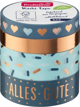 Profissimo Washi tape \"All the best\", 4 pcs