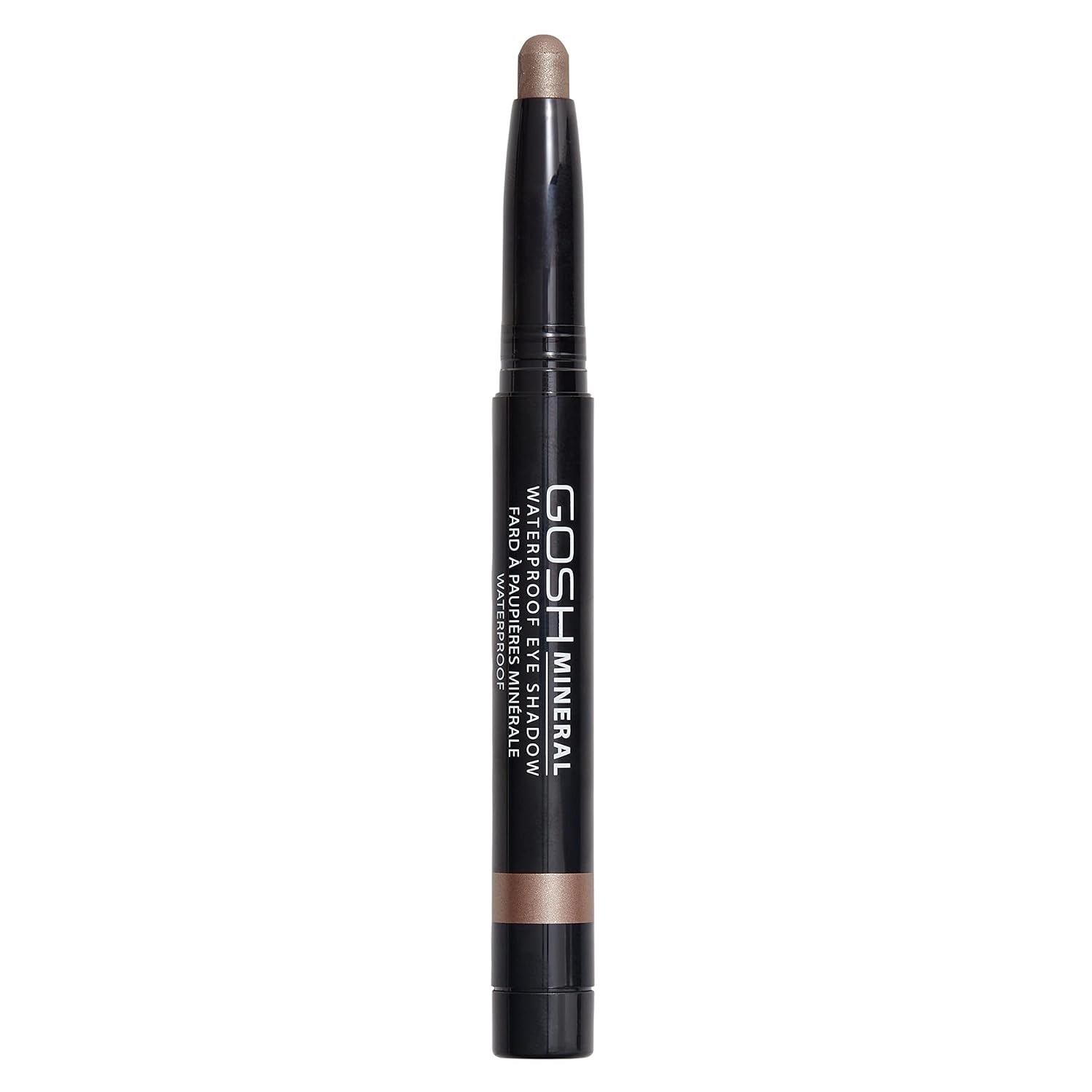 Gosh Mineral Waterproof Eye Shadow, Rotating Eyeshadow Pen with Creamy Texture for Easy Application and Intense Color Result, Waterproof, Long-Lasting & Fragrance Free, 003 Brown