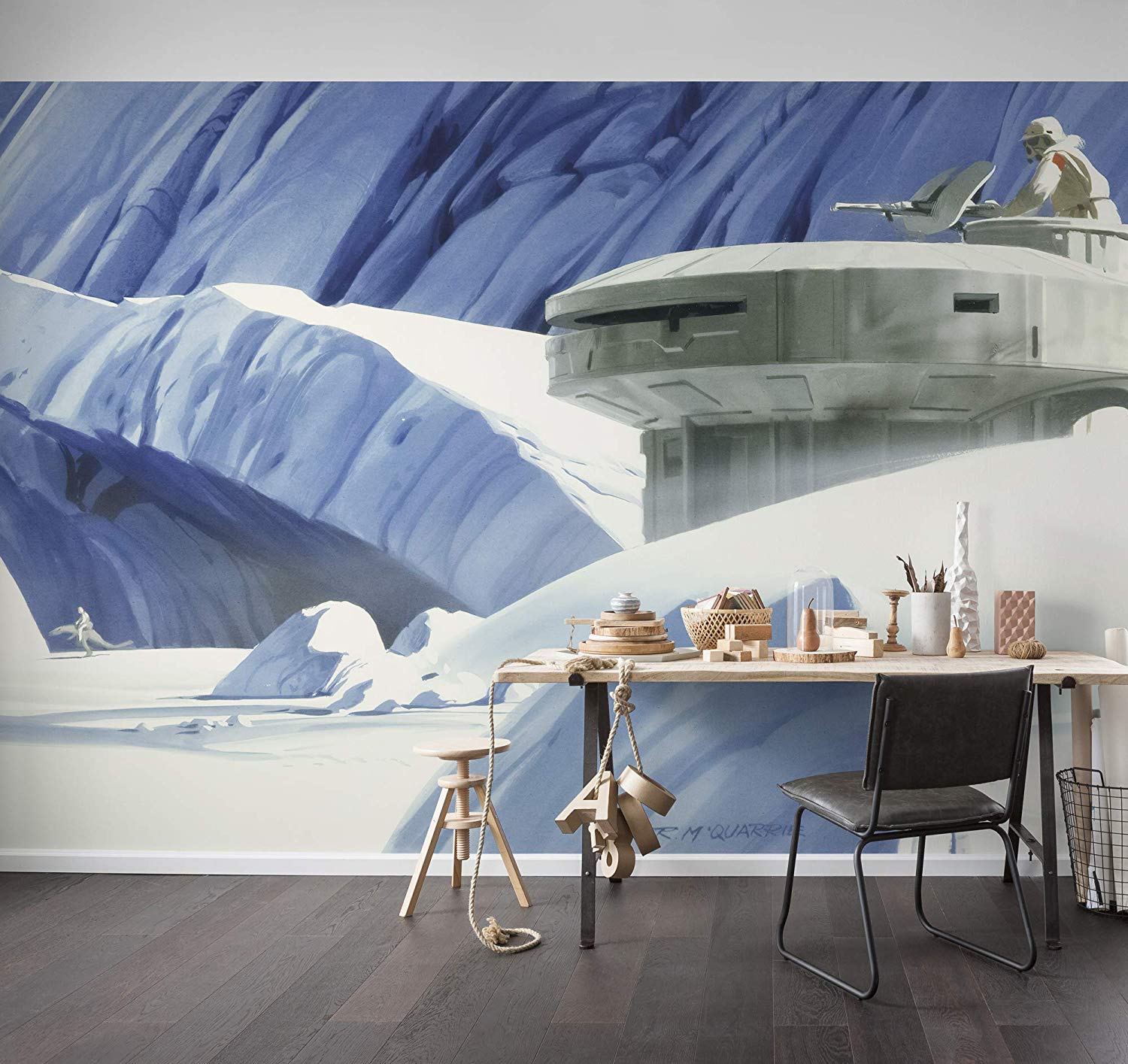 Komar Dx10-056 Non-Woven Photo Wallpaper Star Wars Classic Rmq Hoth Echo Ba