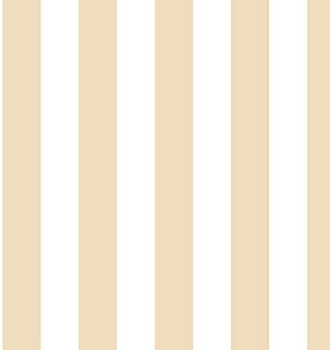 galerie-24 Wallpaper Striped Gallery White Beige Shade – Sh34501