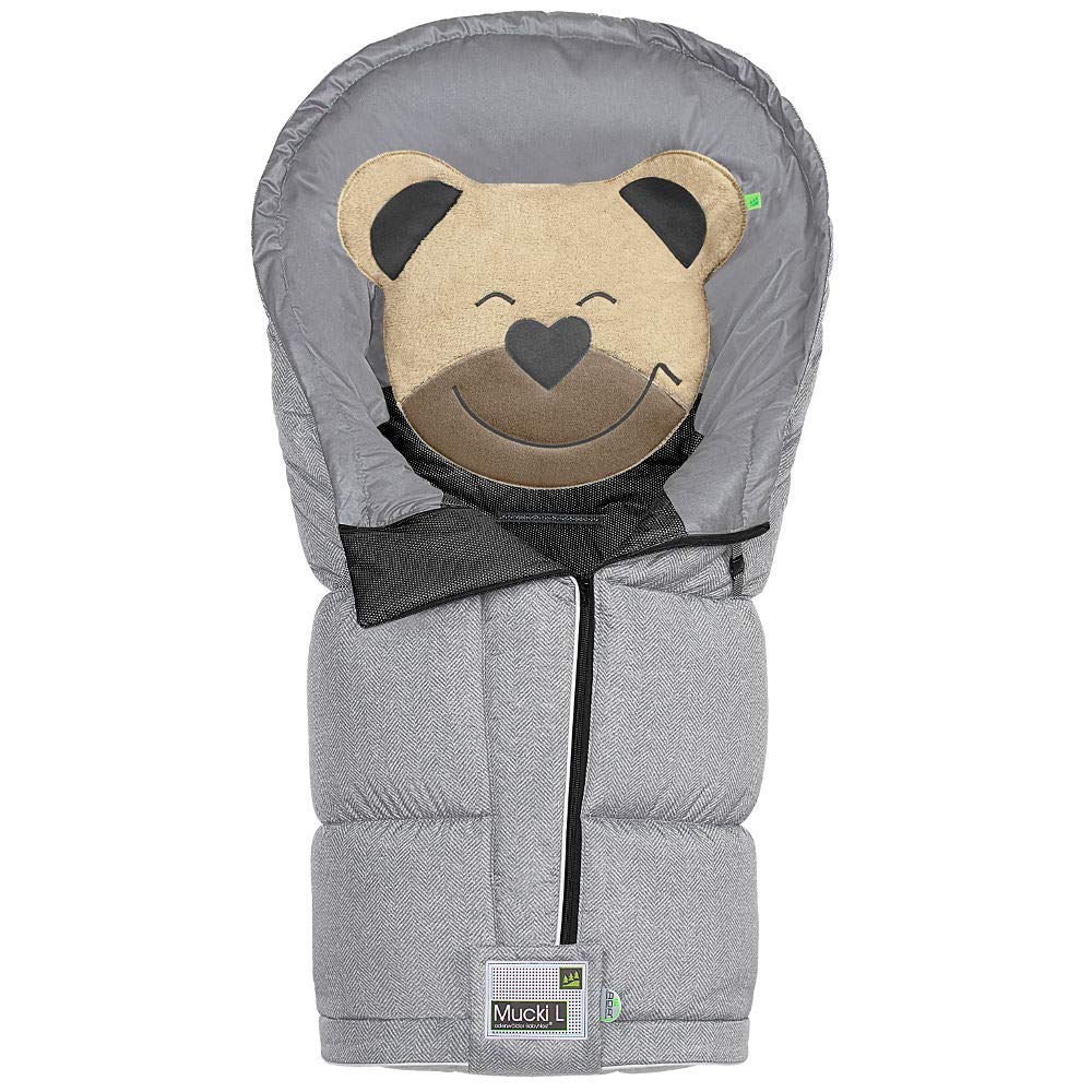 Odenwälder Footmuff Mucki L Fashion | Baby 12284 | – suitable for all Prams and Buggies – New Woven