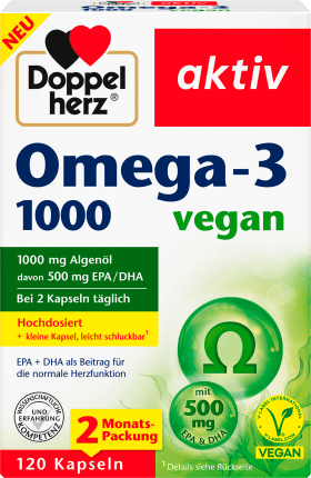 Doppelherz Omega-3 1000 capsules 120 pieces, 85.9 g