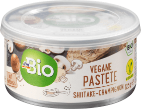 dmBio Aufstrich Pastete Shiitake Champignon, 125 g