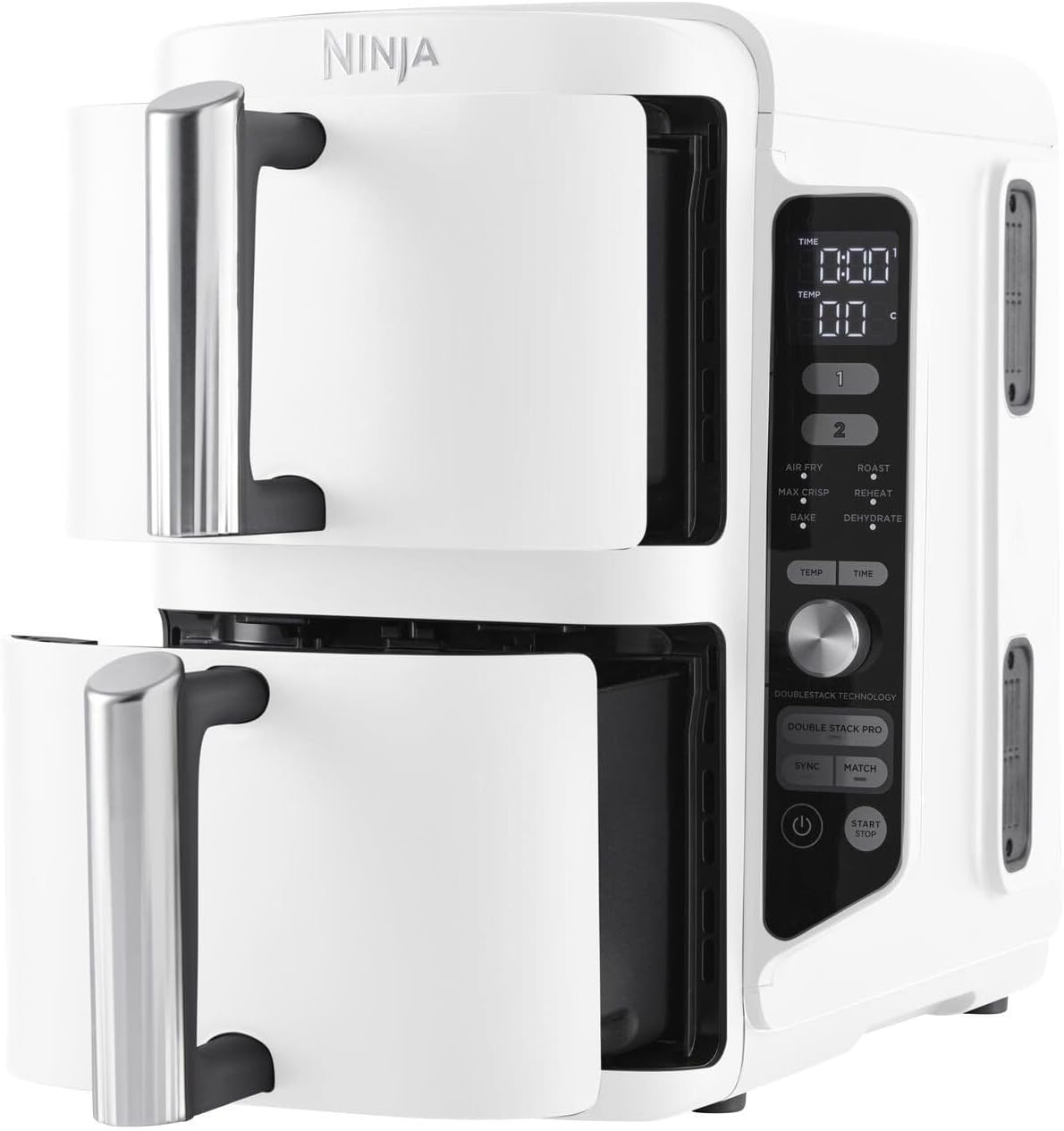 Ninja SL400EUWH Double XL Double Hot Air Fryer - White