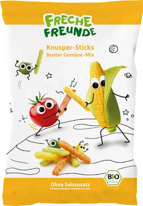 Children's snack crispy sticks colorful vegetable mix from 1 year, 30 g