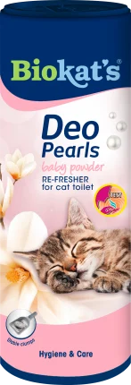 BioKat\'s Cat litter Deodorant Pearls, baby powder scent, 700 g