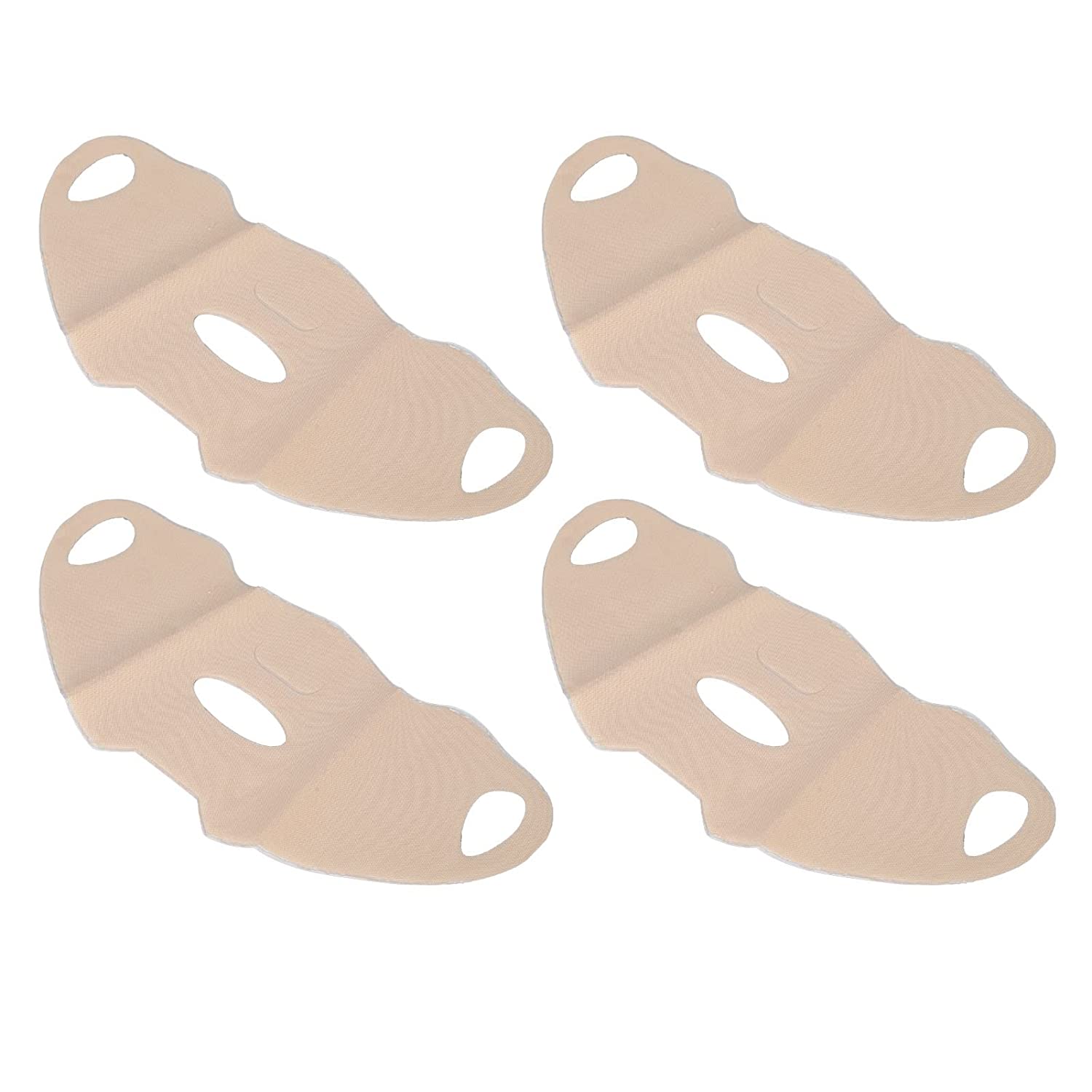 Dioche 4 Piece Sun Protection Face Mask UV Blocking Half Cover Cooling Heated Skin Care Hydrogel Mask for Outdoor Use