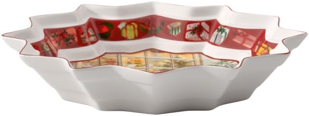 Villeroy & Boch Toy\'s Fantasy Large \"Toy Shop\" Colorful Bowl, Christmas Bowl, Serving Bowl, Christmas Tableware Toys, Ceramic, Premium Porcelain