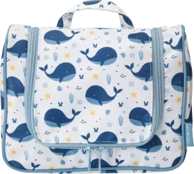 Vito & Joe toiletry bag children's organizer white whales, 1 piece