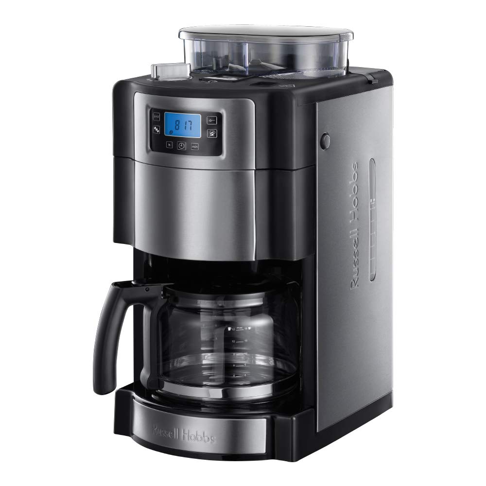 Russell Hobbs Buckingham Grind & Brew 20060/56 Digital Glass Coffee Maker W