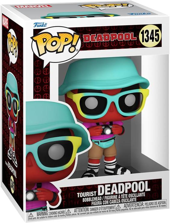 Funko POP! Marvel: Deadpool - Tourist - Vinyl Collectible Figure - Official Merchandise - Toys for Children & Adults - Marvel Fans and Display