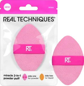 Real Techniques Make-up swam 2in1 powder puff, 1 st