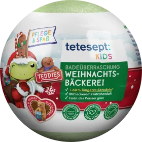 tetesept Children bathing bombs surprise Christmas bakery Teddies, 1 st