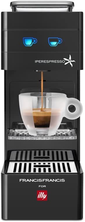 Francis Francis for illy Y3 Coffee Capsule Machine, 1000 W, 19 Bar, Black