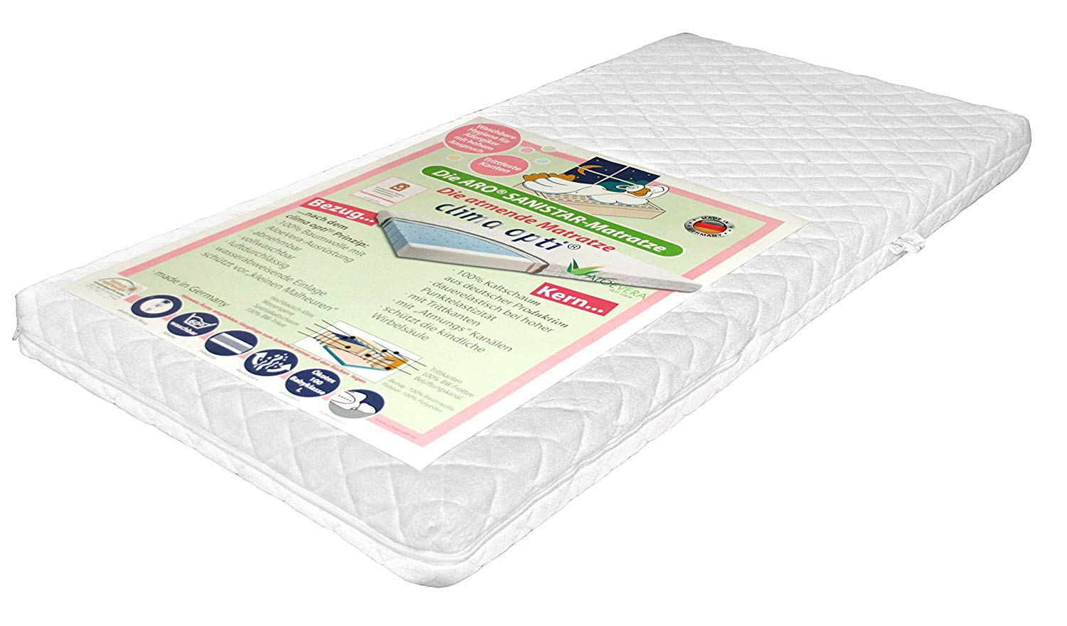 ARO Artländer for Kids 2pc Star Cold Foam Mattress 70 X 140 CM