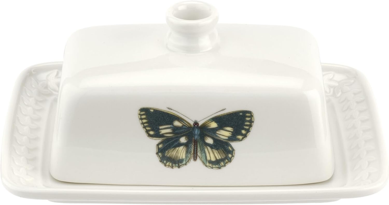 Portmeirion Botanic Garden Harmony Butter Dish with Lid