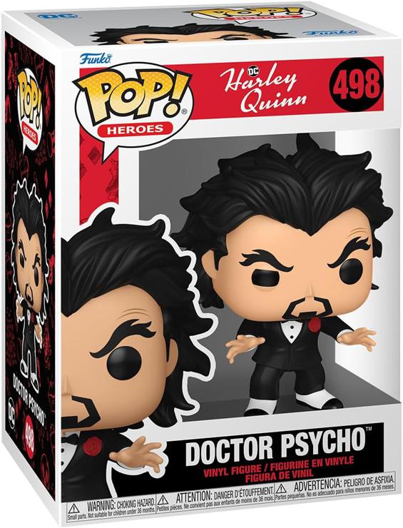 Funko Pop! Heroes: Harley Quinn animated series - Doctor Psycho as Psycho - Figure de Vinyle à Collectionner - - Toys for children and adults - TV fans