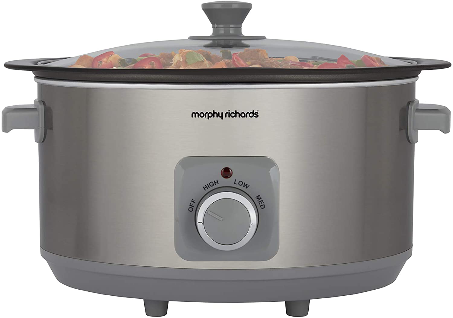 Morphy Richards 461014EER Slow Cooker 6.5 Litres Brushed Stainless Steel