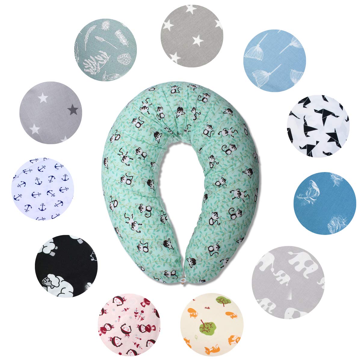 HOBEA-Germany Hobea Germany Breastfeeding Pillow Nursing Pillow Support Cushion Body Pill