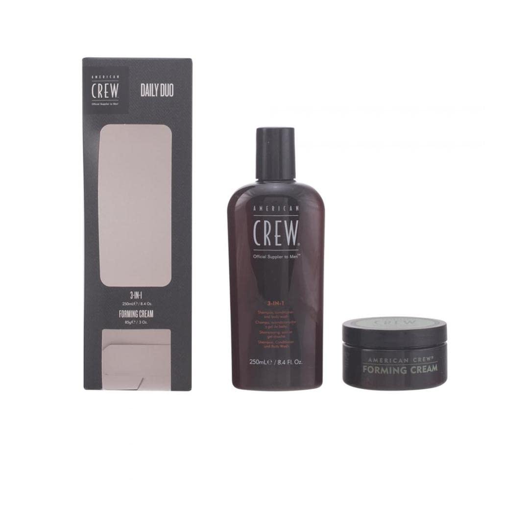 American Crew Set (3 in 1 Shampoo/Conditioner/Body Wash 250ml + Forming Cream 85g
