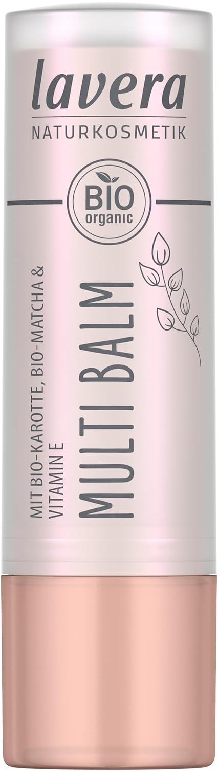 lavera Multi Balm Blister - Sunrise Rosé 04 - Fresh Glow - Effortless Blending - for Eyes, Lips & Cheeks - Vegan - Natural Cosmetics