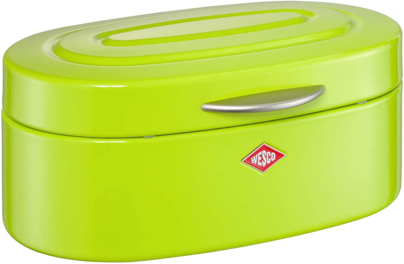 Wesco Single Elly Bread Bin Lime Green 32 x 19.4 x 14 cm