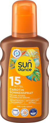 SUNDANCE Sun spray Carotene SPF 15, 200 ml